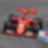 A red Scuderia Ferrari sits on a racing track, an example of Shell Helix Ultra’s Innovation Partnership
